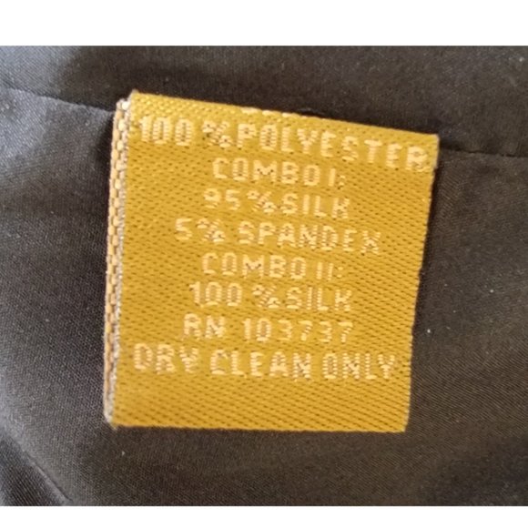 Ali Ro Brown & Black Sequin Shift Dress with Mesh Sleeves & Back - Picture 4 of 4